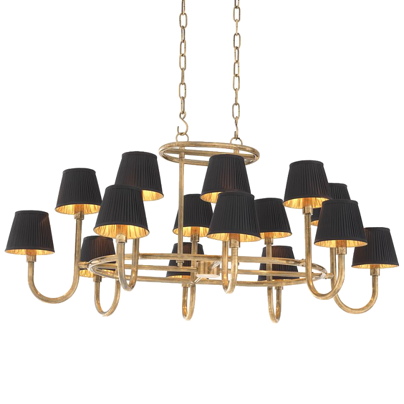 Люстра Chandelier Sparrows Латунь Черный в Сочи | Loft Concept 