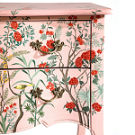 Комод розовый с росписью Цветы L.XV CHEST OF DRAWERS Flowers варинант исполнения - 3 | Loft Concept в Сочи