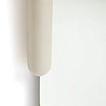 Зеркало овальное Curved Furniture бежевое варинант исполнения - 3 | Loft Concept в Сочи