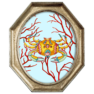 Картина Crab in Coral