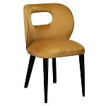 Стул велюровый горчичный Verified варинант исполнения - 3 | Loft Concept в Сочи