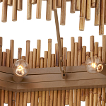 Люстра с абажуром из ротанга Wicker Furniture варинант исполнения - 2 | Loft Concept в Сочи