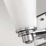 Бра для ванных комнат с белыми стеклянными конусными плафонами Hinkley варинант исполнения - 8 | Loft Concept в Сочи