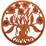 Панно из дерева Foliage Panel With Trees варинант исполнения - 1 | Loft Concept в Сочи