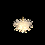 Подвесной светильник с натуральным горным хрусталем Crystal Shimmer варинант исполнения - 2 | Loft Concept в Сочи