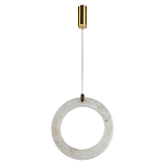 Подвесной светильник в форме кольца Cryptocrystalline Stone варинант исполнения - 7 | Loft Concept в Сочи