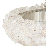 Люстра светодиодная фактурная в форме кольца Amber Crystal варинант исполнения - 2 | Loft Concept в Сочи