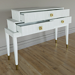 Премиальная Консоль с тремя ящиками Elsa Dreams White варинант исполнения - 2 | Loft Concept в Сочи