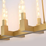 Люстра CANELLE Linear Chandelier 12 Modern Brass варинант исполнения - 3 | Loft Concept в Сочи