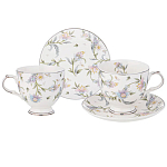 Чайный сервиз из фарфора на 2 персоны 4 предмета Tea Flower Set варинант исполнения - 1 | Loft Concept в Сочи