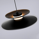 Подвесной светильник черного цвета из металла Obsidian Touch варинант исполнения - 4 | Loft Concept в Сочи