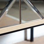 ТВ-тумба с зеркальным декором Serena TV-Stand варинант исполнения - 3 | Loft Concept в Сочи