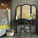 Туалетный столик Stylish Black варинант исполнения - 2 | Loft Concept в Сочи