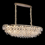 Люстра овальная с каскадом из подвесных прозрачных элементов Attractiveness варинант исполнения - 1 | Loft Concept в Сочи