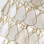 Подвесной светильник с декором из натуральной морской ракушки Iridescent Light варинант исполнения - 8 | Loft Concept в Сочи