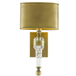 Бра с овальным абажуром на прозрачном основании Masculinity варинант исполнения - 2 | Loft Concept в Сочи