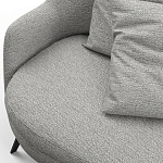 Мебельная ткань Шенилл серый цвет 138 см T4-29 варинант исполнения - 4 | Loft Concept в Сочи