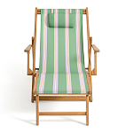 Шезлонг из акации и ткани Venezuela варинант исполнения - 4 | Loft Concept в Сочи