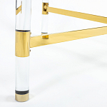 Кофейный столик со столешницей из стекла Crossy варинант исполнения - 4 | Loft Concept в Сочи