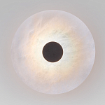 Бра светодиодный с мраморным рассеивателем черный  варинант исполнения - 1 | Loft Concept в Сочи