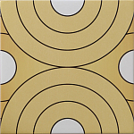 Дизайнерская плитка с узором Диски варинант исполнения - 2 | Loft Concept в Сочи