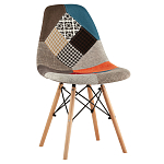 Стул с обивкой в технике пэчворк DSW варинант исполнения - 1 | Loft Concept в Сочи