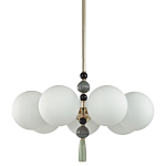 Люстра со вставками из керамики SkyEast 7 ламп варинант исполнения - 1 | Loft Concept в Сочи