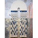 Настенное украшение из нитей Корона с кисточками Crown Wall Hanging варинант исполнения - 1 | Loft Concept в Сочи