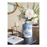 Ваза с мотивами цветущего сада с попугаями Vase Inspired by Nature варинант исполнения - 5 | Loft Concept в Сочи