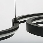 Люстра подвесная светодиодная в виде волнообразной ленты Ribbon Vortex варинант исполнения - 8 | Loft Concept в Сочи