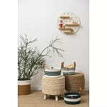 Корзина для хранения с ручками Interlacement Green варинант исполнения - 6 | Loft Concept в Сочи