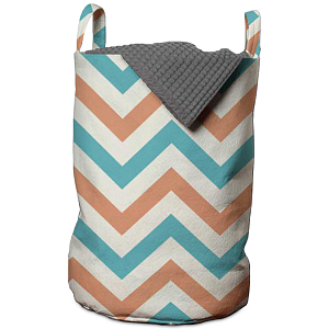 Корзина Turquoise Chevron Basket