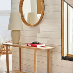 Зеркало круглое в раме из ротанга Wickerwork варинант исполнения - 5 | Loft Concept в Сочи