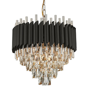 Хрустальная Люстра Waist Reduced Черная Матовая 