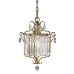 Люстра подвесная со стеклянными подвесками Feiss варинант исполнения - 1 | Loft Concept в Сочи