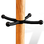 Вешалка с круглым основанием и черными металлическими крючками Industrial Metal Rust варинант исполнения - 2 | Loft Concept в Сочи