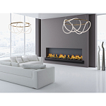 Люстра подвесная круглая золотого цвета с белыми изогнутыми световыми линиями Luke Lampco Tracer Lamp варинант исполнения - 12 | Loft Concept в Сочи