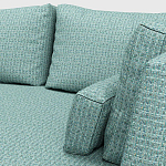 Мебельная ткань Шенилл бирюзовый цвет 142 см T4-61 варинант исполнения - 8 | Loft Concept в Сочи