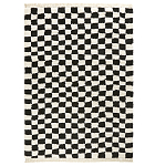 Ковер с шахматным принтом Chess Layout с эффектом шерсти варинант исполнения - 3 | Loft Concept в Сочи