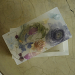 Шкатулка из эпоксидной смолы с цветами белая Epoxy Resin Rectangular Box White варинант исполнения - 2 | Loft Concept в Сочи