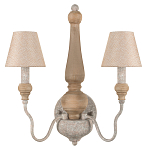 Бра с двумя конусовидными тканевыми абажурами Neighborhood варинант исполнения - 1 | Loft Concept в Сочи