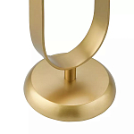 Столик приставной с овальным золотым основанием Oval Gold Base варинант исполнения - 3 | Loft Concept в Сочи