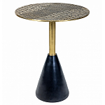 Кофейный столик с металлической столешницей Amphibian варинант исполнения - 1 | Loft Concept в Сочи