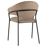 Коричневый стул с обивкой из искусственной замши Alexis варинант исполнения - 5 | Loft Concept в Сочи