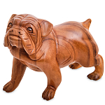 Статуэтка деревянная в виде собаки Balinese Dog 2 варинант исполнения - 1 | Loft Concept в Сочи