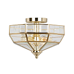 Потолочный светильник шестигранной формы с прозрачными стеклянным плафоном Elstead Lighting варинант исполнения - 9 | Loft Concept в Сочи
