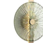 Бра с круглым стеклянным плафоном Gingham варинант исполнения - 9 | Loft Concept в Сочи