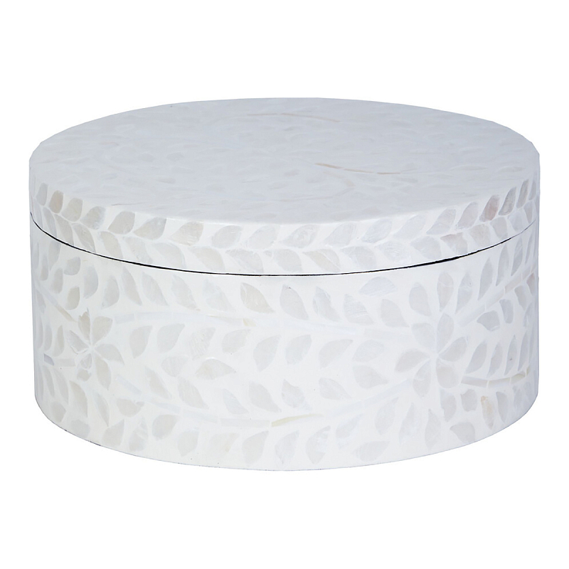 Шкатулка Esmee Bone Inlay Белый Шкатулка Esmee Bone Inlay Белый в Сочи | Loft Concept
