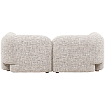 Дизайнерский двухместный диван с мягкими спинкой и подлокотниками бежевый Madelaine Sofa Beige варинант исполнения - 2 | Loft Concept в Сочи