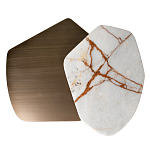 Столик журнальный Promontory с мрамором варинант исполнения - 2 | Loft Concept в Сочи